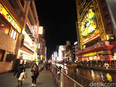Dari Kuliner Sampai Glico Man, Potret Meriah Dotonburi di Osaka