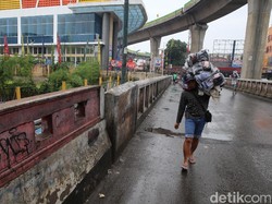 Sempat Ramai di Masa PSBB, Pasar Cipulir Jaksel Kini Dijaga Aparat