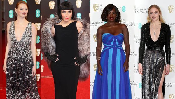 Gaya Para Aktris Cantik di BAFTA 2017