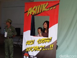 TPS di Yogya Ini Semua Petugasnya Wanita dan Ada Tempat Selfie