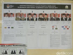 Di TPS Sendiri, Cagub Aceh Irwandi Unggul dan Tarmizi Keok