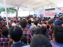 Pendukung Ahok-Djarot Mulai Datangi Rumah Lembang