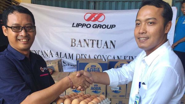 Lippo Group Salurkan Bantuan untuk Korban Longsor Kintamani