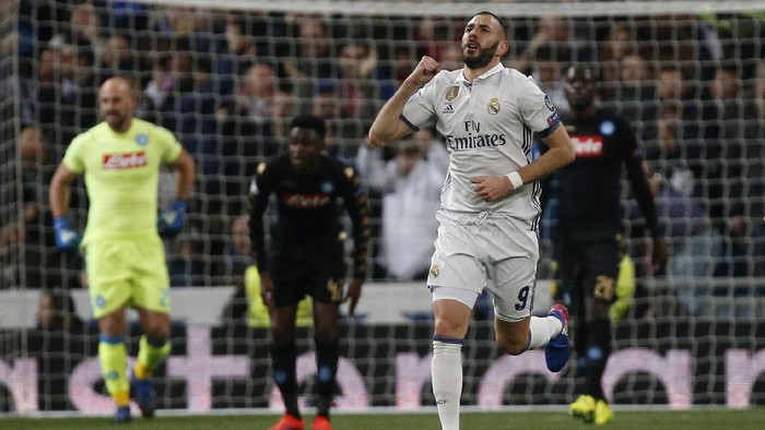 Persentase Gol Benzema di Liga Champions Kini Lewati Ronaldo