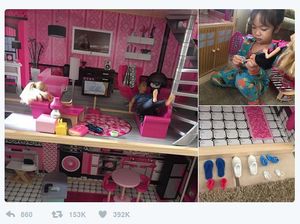 Sosok Bocah di Balik Kisah Barbie Lepas Alas Kaki yang Viral