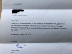 Rahasia di Balik Balasan Surat Bos Google untuk Bocah 7 Tahun