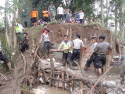 Tanggul Jebol yang Bikin 5 Desa di Brebes Terendam Ditambal Sementara