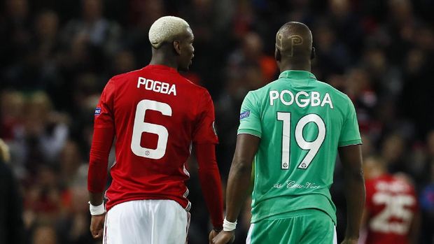 Paul Pogba dan Florentin Pogba bertemu dalam lanjutan Liga Europa.