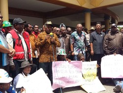 Takut Jadi Pengangguran, Pekerja Freeport Demo di Papua