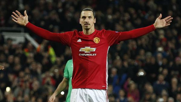 Ibrahimovic Jadi Pahlawan Kemenangan MU atas St Etienne
