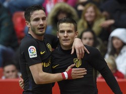 Gameiro Hat-trick, Atletico Taklukkan Sporting Gijon 4-1
