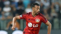 Karim Bellarabi adalah pemain Bayer Leverkusen, yang pada musim lalu mencatatkan laju 35,3 km/jam. (Giuseppe Bellini/Getty Images)