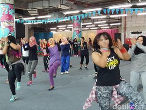 Serunya Zumba Bareng di Sabtu Pagi