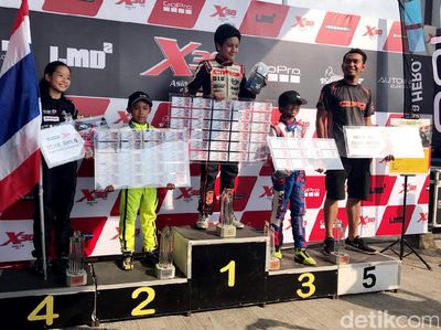 Pegokart Muda Indonesia Naik Podium di Malaysia