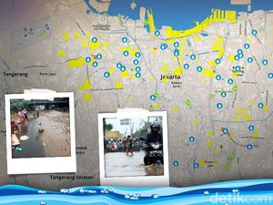 Jakarta Banjir, BMKG: Pertemuan Angin dan Curah Hujan Lebih 50 mm