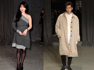 Gaya Song Hye Kyo dan Kris Wu di London Fashion Week 2017