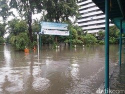 Kampus Trisakti Ikut Kebanjiran