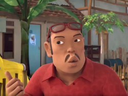 Adit Sopo Jarwo Berbagi Tugas dengan Upin & Ipin