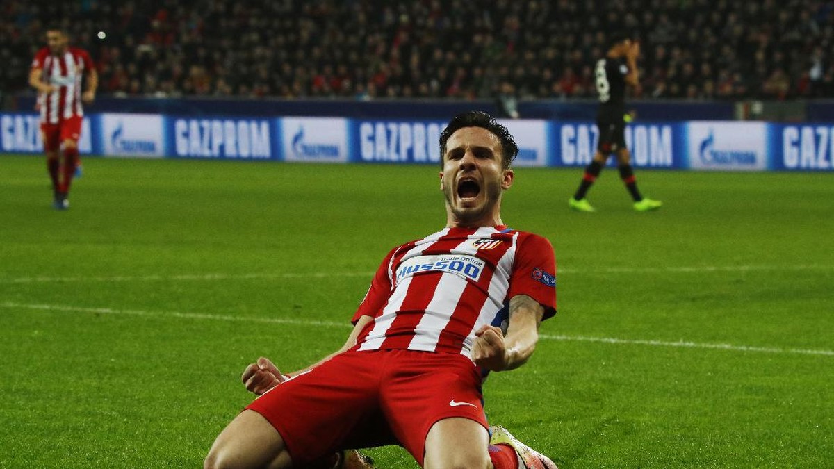 Saul Niguez perpanjang kontrak dengan Atletico Madrid. Foto: REUTERS/Wolfgang Rattay