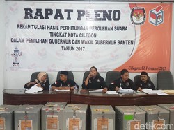 KPU Cilegon dan Pandeglang Rampungkan Penghitungan Manual Pilgub