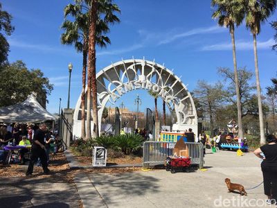 Penggemar Jazz Harus Datang ke Taman Louis Armstrong