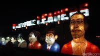 7 Wajah Presiden RI di Taman Pelangi Jogja