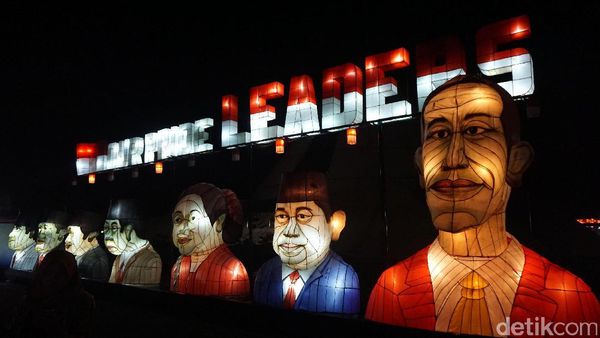 7 Wajah Presiden RI di Taman Pelangi Jogja
