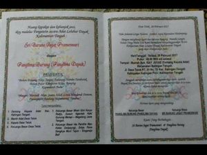 Pernikahan Titisan Nyi Roro Kidul dan Panglima Burung Adat Dayak