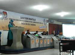 Pleno KPU Kota Tangerang: Pasangan WH-Andika Unggul