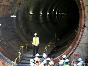 Penampakan Proyek MRT Jakarta yang Dibanggakan Jokowi