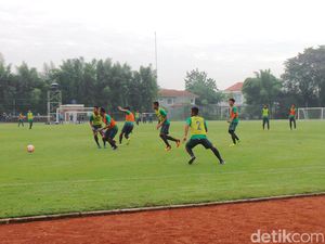 Seleksi Tahap Pertama Selesai, Luis Milla Gelar Mini Game untuk Pemain