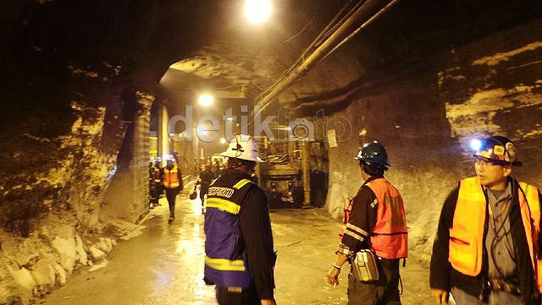 Melihat Tambang Emas Bawah Tanah Terbesar di Dunia Milik Freeport