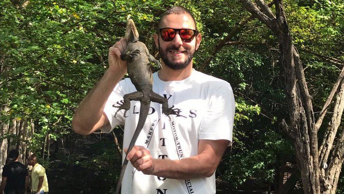 Kisah Karim Benzema dan Iguana yang Dilindungi