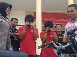 Jual Motor Yatim Piatu, Paman dan Keponakan Diamankan