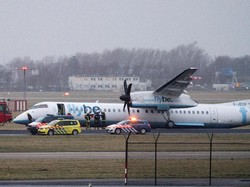 Pesawat Maskapai Inggris Tergelincir di Amsterdam