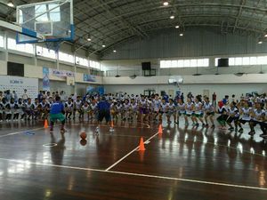 Ratusan Anak Jalani Program Jr. NBA di Surabaya Ratusan Anak Jalani Program Jr. NBA di Surabaya