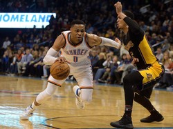 Westbrook Cetak Triple-Double ke-28, Thunder Tundukkan Lakers