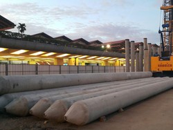 Penampakan Terkini Proyek Skytrain Bandara Soekarno-Hatta