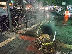 Polisi Periksa 5 Saksi Usut Robohnya Baliho di Slipi