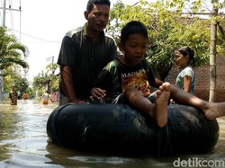 Ribuan Rumah di Mojokerto Kembali Diterjang Banjir