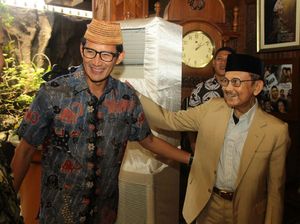 BJ Habibie Undang Sandiaga Makan Siang, Menunya Masakan Jepang