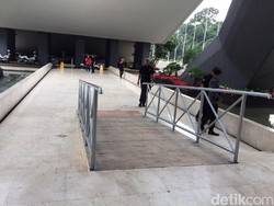 Hampir Selesai, Ini Penampakan Jalur Khusus bagi Raja Salman di DPR