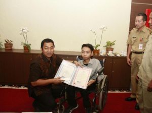 Siswa Difabel di Semarang Ini Akhirnya Terima Ijazah