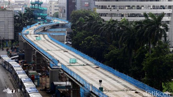 Penampakan Terkini Proyek MRT di Jalan Panglima Polim