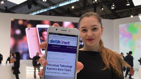 Mengintip persiapan booth OPPO di MWC