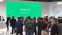 Mengintip persiapan booth OPPO di MWC