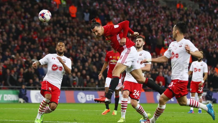 Semangat Juang Southampton Dihentikan Sihir Ibrahimovic