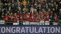 Bagi MU, prestasi musim ini merupakan kelima kalinya menjadi juara Piala Liga Inggris di sepanjang sejarah klub. Pool/John Sibley/Reuters/detikFoto.