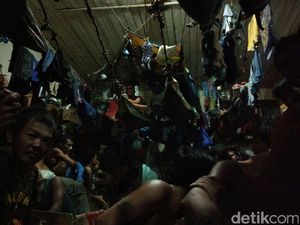 Melihat Napi Tidur Bergelayutan Mirip Tarzan di LP Banjarmasin