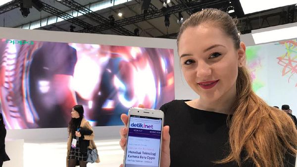 Mengintip persiapan booth OPPO di MWC